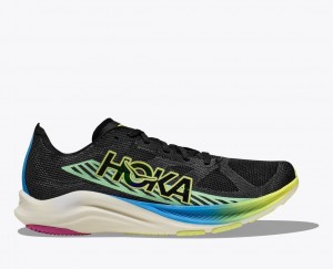 Black / Green / Blue Women's HOKA Cielo Road Running Shoes | NHW834697