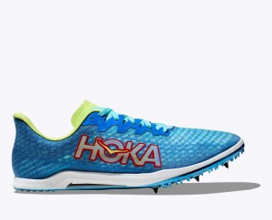 Blue / Green Women's HOKA Cielo X 2 MD Track Spikes | UML296480