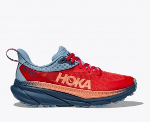 Dark Orange Women's HOKA Challenger 7 GTX Trail Running Shoes | TBJ375948