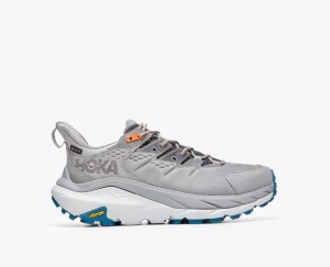 Grey Men's HOKA Kaha 2 Low GTX Hiking Shoes | WYU209673