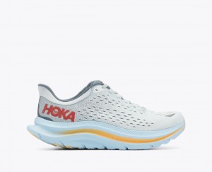 Grey / Light Blue Men's HOKA Kawana Sneakers | EMR039784