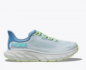 Light Blue Women's HOKA Arahi 7 Running Shoes | YRI083519