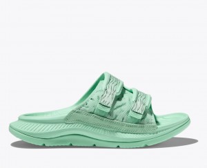 Mint Men's HOKA Ora Luxe Slide | MHE978315