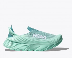 Mint Men's HOKA Restore TC Walking Shoes | QPU690541