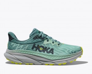 Mint Women's HOKA Challenger 7 Trail Running Shoes | INR286597