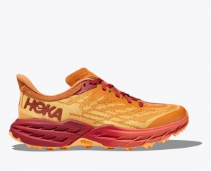 Orange Women's HOKA Speedgoat 5 Trail Running Shoes | WHZ681230