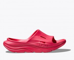 Red Women's HOKA Ora Recovery 3 Slide | FMP758312