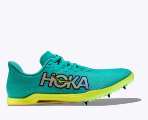 Turquoise Women's HOKA Cielo X 2 MD Track Spikes | KFI384972