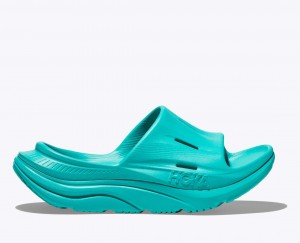 Turquoise Women's HOKA Ora Recovery 3 Slide | BIX569043