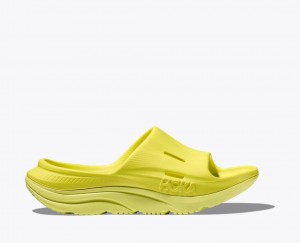 Yellow Kids' HOKA Ora Recovery 3 Slides | MVP624109