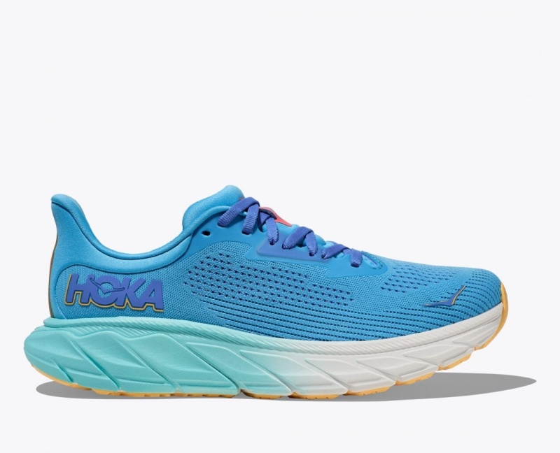 Blue Women\'s HOKA Arahi 7 Running Shoes | MPT723560