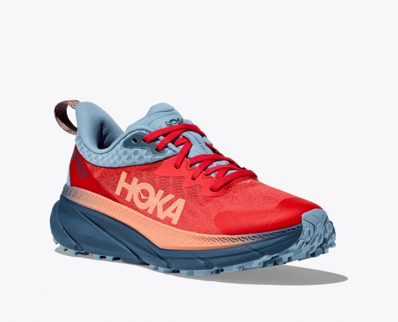 Dark Orange Women's HOKA Challenger 7 GTX Trail Running Shoes | TBJ375948