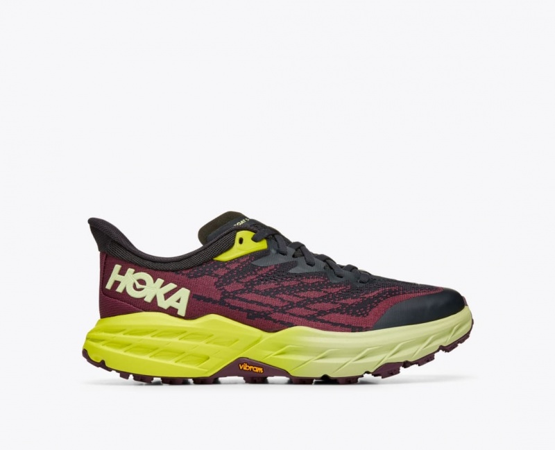 Dark Red / Black Women\'s HOKA Speedgoat 5 Trail Running Shoes | AVS198037