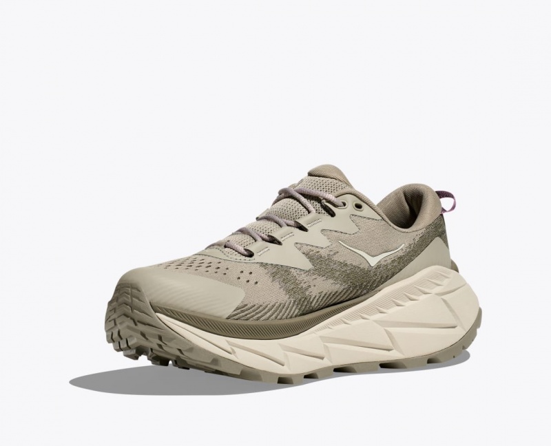 Khaki Women's HOKA Skyline-Float X Hiking Shoes | EBI284370