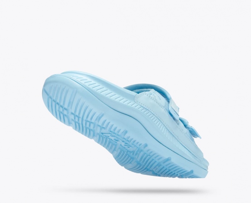 Light Blue Men's HOKA Ora Luxe Slide | XEW729503