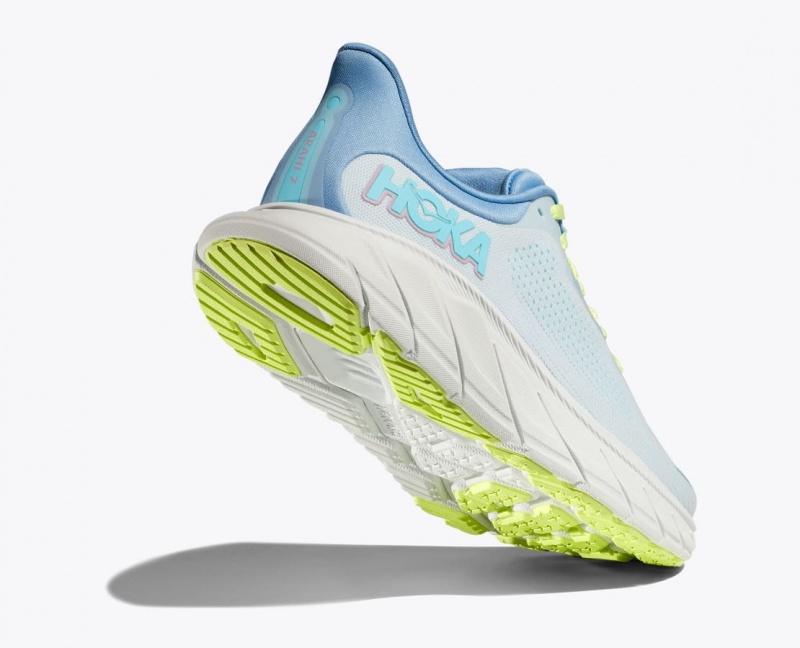 Light Blue Women's HOKA Arahi 7 Running Shoes | YRI083519