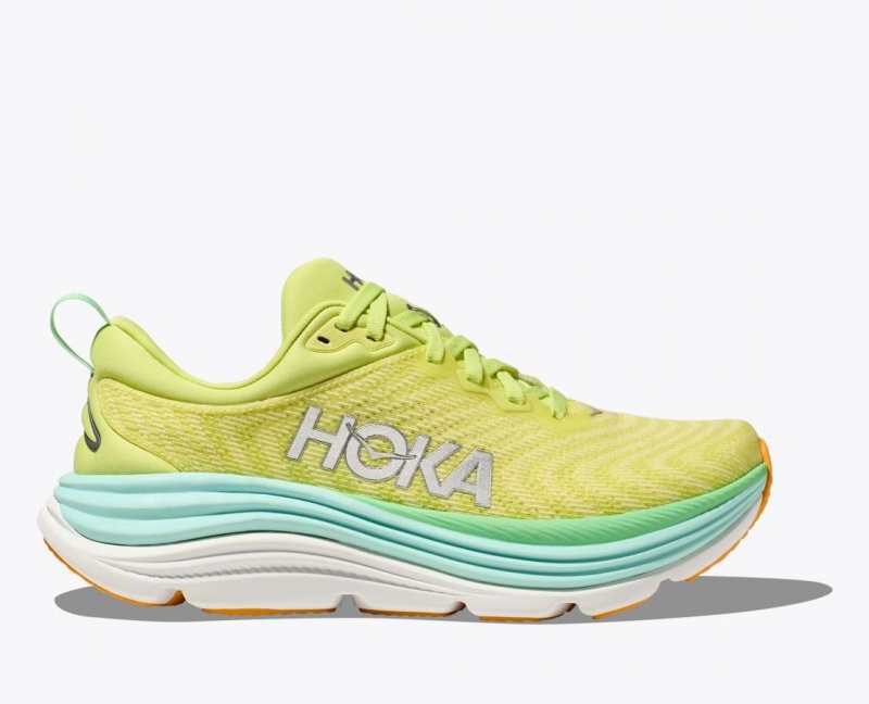 Light Green Women\'s HOKA Gaviota 5 Running Shoes | YFS089127