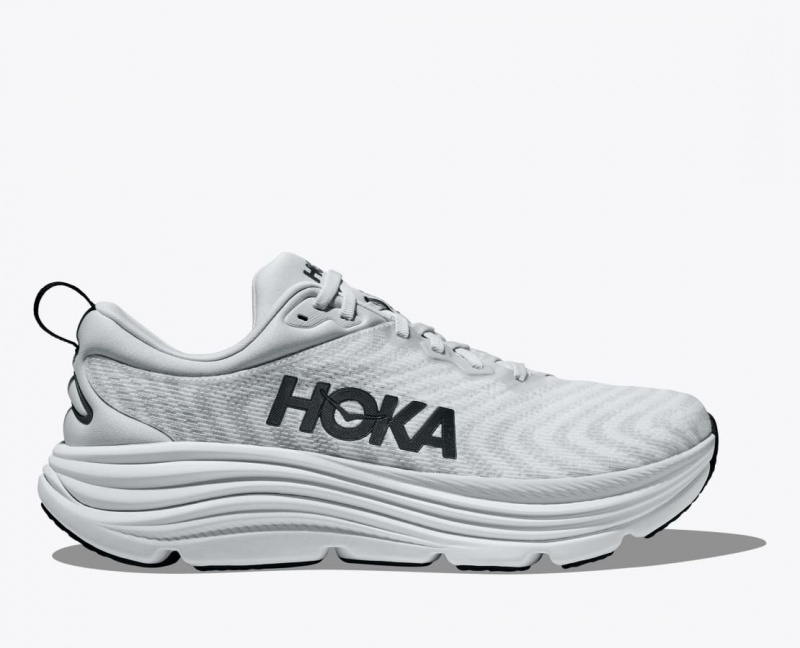 Light Grey Men\'s HOKA Gaviota 5 Running Shoes | PIF327518