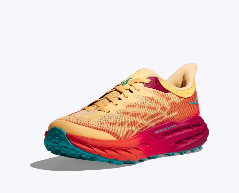 Orange / Red Women's HOKA Speedgoat 5 Trail Running Shoes | RGB286134