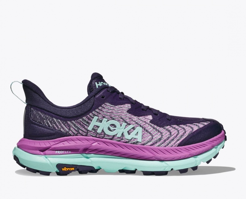 Purple / Pink Women\'s HOKA Mafate Speed 4 Trail Running Shoes | WVE573298