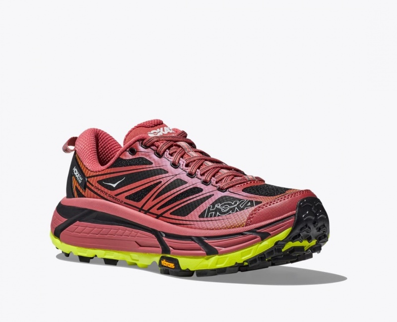 Red / Black Men's HOKA Mafate Speed 2 Sneakers | OGQ130946