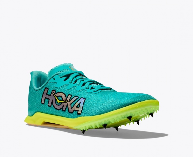 Turquoise Women's HOKA Cielo X 2 MD Track Spikes | KFI384972