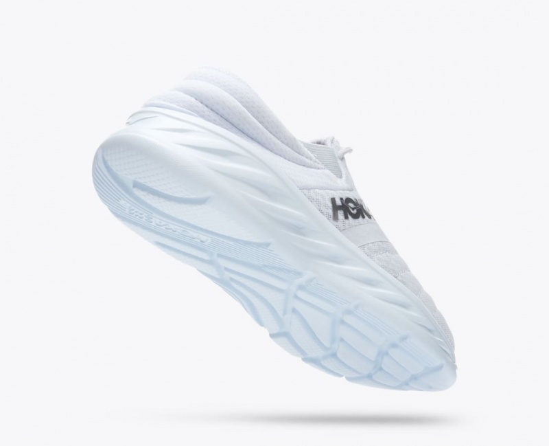 White Women's HOKA Ora Recovery 2 Slip On Shoes | SJY316705